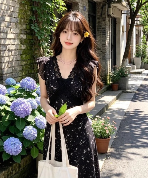 Ritzy(リッツィー)の「レースレイヤードスターダストワンピース(ワンピース・レディース・ブラック・M/S)」の17枚目の写真