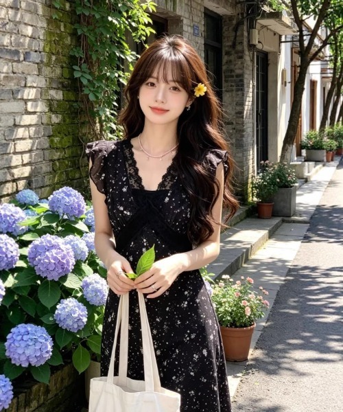 Ritzy(リッツィー)の「レースレイヤードスターダストワンピース(ワンピース・レディース・ブラック・M/S)」の15枚目の写真