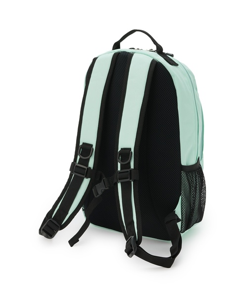 X-girl Stages(エックスガールステージス)の「ロゴ メッシュバックパック(バックパック/リュック・キッズ・グリーン系その他/ラベンダー/ブラック・F)」の4枚目の写真