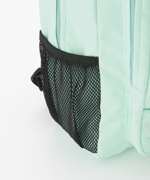 X-girl Stages(エックスガールステージス)の「ロゴ メッシュバックパック(バックパック/リュック・キッズ・グリーン系その他/ラベンダー/ブラック・F)」の6枚目の写真