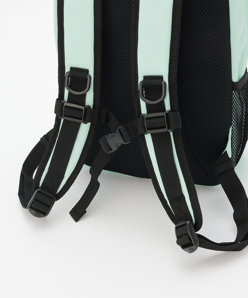 X-girl Stages(エックスガールステージス)の「ロゴ メッシュバックパック(バックパック/リュック・キッズ・グリーン系その他/ラベンダー/ブラック・F)」の21枚目の写真