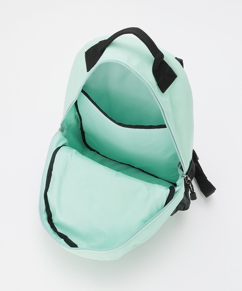 X-girl Stages(エックスガールステージス)の「ロゴ メッシュバックパック(バックパック/リュック・キッズ・グリーン系その他/ラベンダー/ブラック・F)」の19枚目の写真