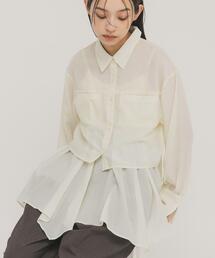 KBF（ケイビーエフ）の「イレヘムビスチェSETシャツ（シャツ/ブラウス）」