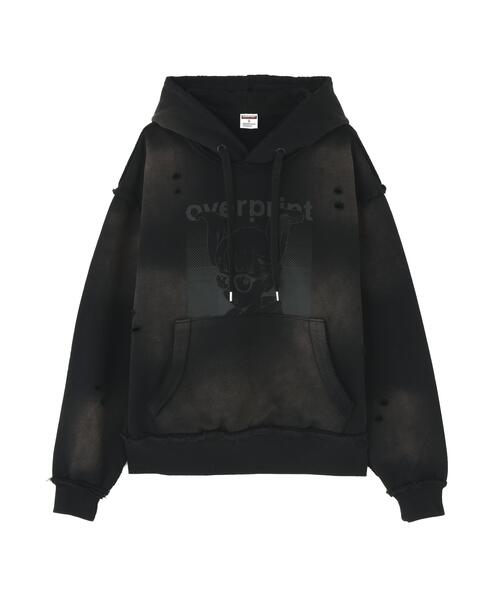 セール】overprint/オーバープリント/SHADOW Hoodie C（パーカー