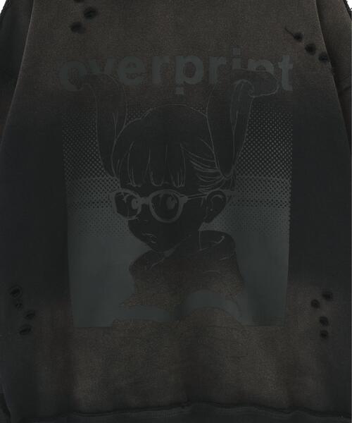 over print(オーバープリント)の「overprint/オーバープリント/SHADOW Hoodie C(パーカー・レディース・ブラック/ピンク・L/S/M)」の10枚目の写真