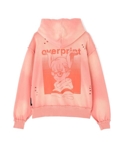 over print(オーバープリント)の「overprint/オーバープリント/SHADOW Hoodie C(パーカー・レディース・ブラック/ピンク・L/S/M)」の17枚目の写真