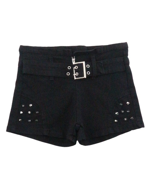 tinkerend(ティンカーエンド)の「Studded Low-rise Short Denim / スタッズローライズショートデニム(デニムパンツ・レディース・ブラック・1/2)」の21枚目の写真