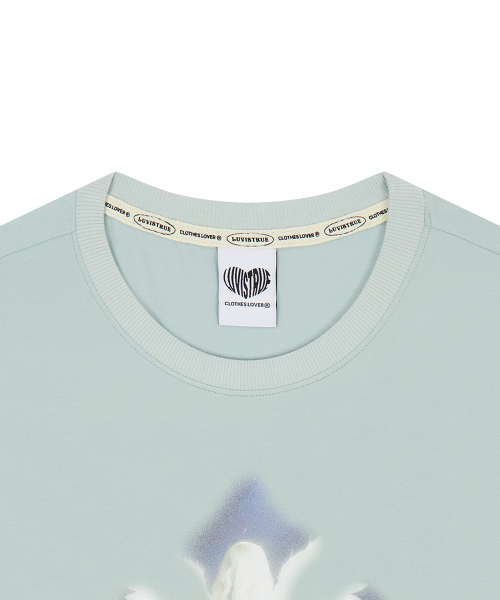 LUVISTRUE(ラヴイズトゥルー)の「EL CROSS FAIRY GRAPHIC TEE(MINT)(Tシャツ/カットソー・レディース・その他・FREE)」の4枚目の写真