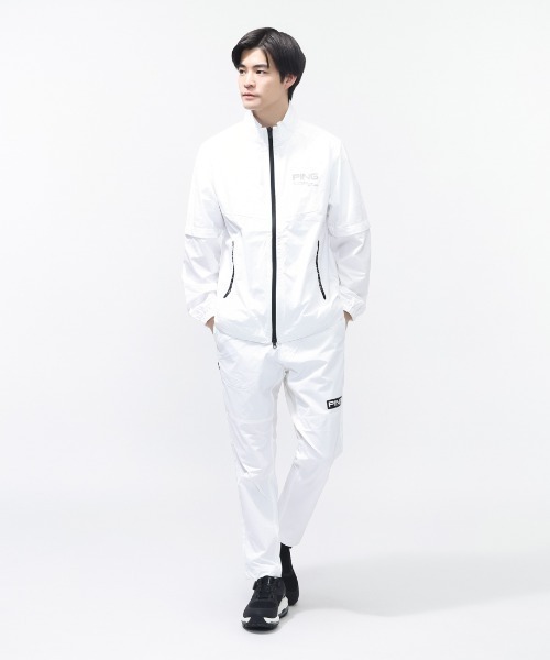 PING（ピン）の「ピン PING 2WAY撥水ブルゾン（ブルゾン・メンズ・ホワイト/ブラック・LL/3L/M/L）」の8枚目の写真