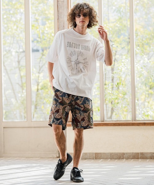 CAMBIO(カンビオ)の「mt10257-ビッグシルエットプリントT(Strobe Light) Tシャツ(2601122MCB)(Tシャツ/カットソー・メンズ・ブラック/ホワイト/ネイビー・XL/S/M/L)」の12枚目の写真