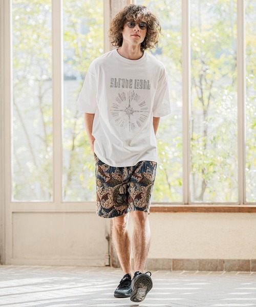 CAMBIO(カンビオ)の「mt10257-ビッグシルエットプリントT(Strobe Light) Tシャツ(2601122MCB)(Tシャツ/カットソー・メンズ・ブラック/ホワイト/ネイビー・XL/S/M/L)」の13枚目の写真