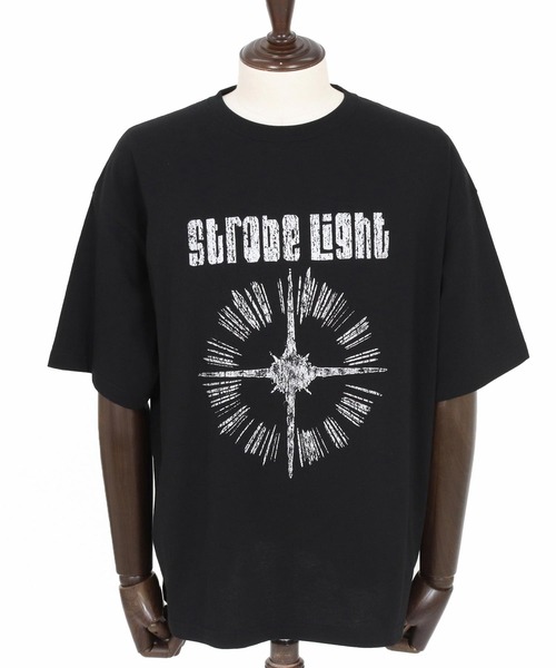 CAMBIO(カンビオ)の「mt10257-ビッグシルエットプリントT(Strobe Light) Tシャツ(2601122MCB)(Tシャツ/カットソー・メンズ・ブラック/ホワイト/ネイビー・XL/S/M/L)」の21枚目の写真