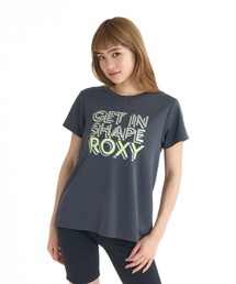 ROXY ウィメンズ FITNESS STEP BY STEP Tシャツ 【2026年春夏モデル】/ロキシー速乾UVカット半袖Tシャツ