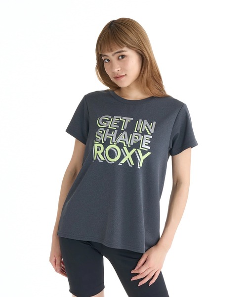 ROXY(ロキシー)の「ROXY ウィメンズ FITNESS STEP BY STEP Tシャツ 【2026年春夏モデル】/ロキシー速乾UVカット半袖Tシャツ(Tシャツ/カットソー・レディース・ブラック/グレー/ライトピンク/ホワイト・MEDIUM/LARGE)」の3枚目の写真