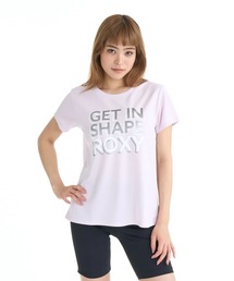 ROXY ウィメンズ FITNESS STEP BY STEP Tシャツ 【2026年春夏モデル】/ロキシー速乾UVカット半袖Tシャツ