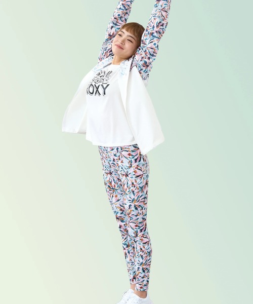 ROXY(ロキシー)の「ROXY ウィメンズ FITNESS STEP BY STEP Tシャツ 【2026年春夏モデル】/ロキシー速乾UVカット半袖Tシャツ(Tシャツ/カットソー・レディース・ブラック/グレー/ライトピンク/ホワイト・MEDIUM/LARGE)」の2枚目の写真