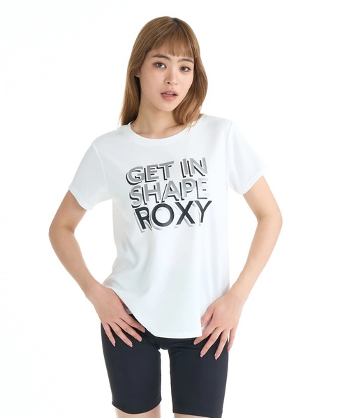 ROXY(ロキシー)の「ROXY ウィメンズ FITNESS STEP BY STEP Tシャツ 【2026年春夏モデル】/ロキシー速乾UVカット半袖Tシャツ(Tシャツ/カットソー・レディース・ブラック/グレー/ライトピンク/ホワイト・MEDIUM/LARGE)」の12枚目の写真
