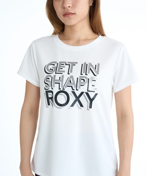 ROXY(ロキシー)の「ROXY ウィメンズ FITNESS STEP BY STEP Tシャツ 【2026年春夏モデル】/ロキシー速乾UVカット半袖Tシャツ(Tシャツ/カットソー・レディース・ブラック/グレー/ライトピンク/ホワイト・MEDIUM/LARGE)」の9枚目の写真