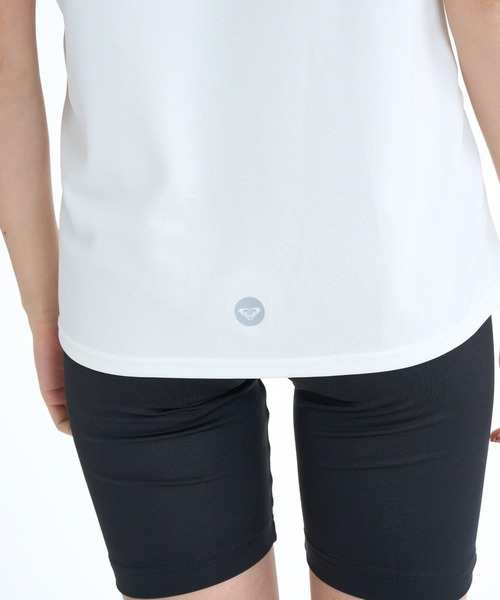ROXY(ロキシー)の「ROXY ウィメンズ FITNESS STEP BY STEP Tシャツ 【2026年春夏モデル】/ロキシー速乾UVカット半袖Tシャツ(Tシャツ/カットソー・レディース・ブラック/グレー/ライトピンク/ホワイト・MEDIUM/LARGE)」の11枚目の写真