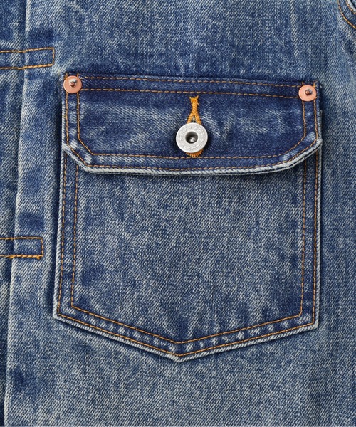 schott(ショット)の「Schott/ショット/LOT. 961J FP G-JKT USED/ファイアプルーフ デニムジャケット ユーズド(デニムジャケット・メンズ・ブルー系その他・36/38/40/42/44)」の13枚目の写真