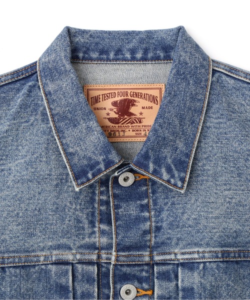 schott(ショット)の「Schott/ショット/LOT. 961J FP G-JKT USED/ファイアプルーフ デニムジャケット ユーズド(デニムジャケット・メンズ・ブルー系その他・36/38/40/42/44)」の10枚目の写真