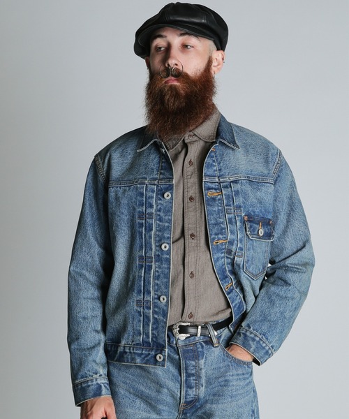 schott(ショット)の「Schott/ショット/LOT. 961J FP G-JKT USED/ファイアプルーフ デニムジャケット ユーズド(デニムジャケット・メンズ・ブルー系その他・36/38/40/42/44)」の6枚目の写真