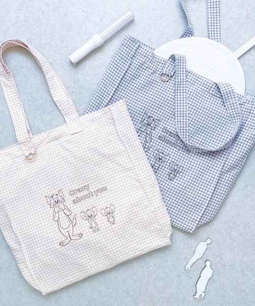 Tom&Jerry(トムアンドジェリー)の「TOM and JERRY×Flapper 推し活トート(トートバッグ・レディース・グレー/ベージュ・FREE)」の11枚目の写真