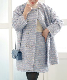 ノーカラーコート（ツイード）ファッション通販 - ZOZOTOWN