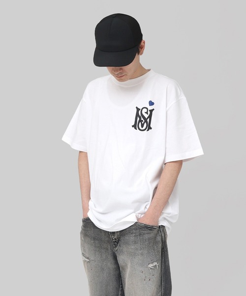 MFC STORE(エムエフシーストア)の「MFC STORE MS HEART LOGO S/S TEE(Tシャツ/カットソー・メンズ・ホワイト/ブラック・S/M/L/XL/XXL)」の1枚目の写真
