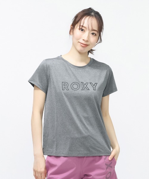 ROXY(ロキシー)の「ロキシー ROXY フィットネス 半袖Tシャツ(Tシャツ/カットソー・レディース・ライトグリーン/グレー/ブラック・S/M/L)」の3枚目の写真