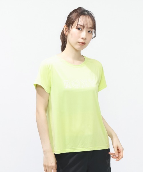 ROXY(ロキシー)の「ロキシー ROXY フィットネス 半袖Tシャツ(Tシャツ/カットソー・レディース・ライトグリーン/グレー/ブラック・S/M/L)」の1枚目の写真