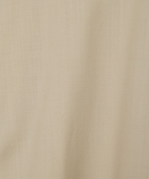 markaware（マーカウェア）の「【MARKAWARE】COMFORT FIT SHIRT(オーガニックウール2/80トロピカル / コンフォートフィットシャツ)（シャツ/ブラウス・メンズ・ベージュ/ブラック・1/2/3）」の6枚目の写真