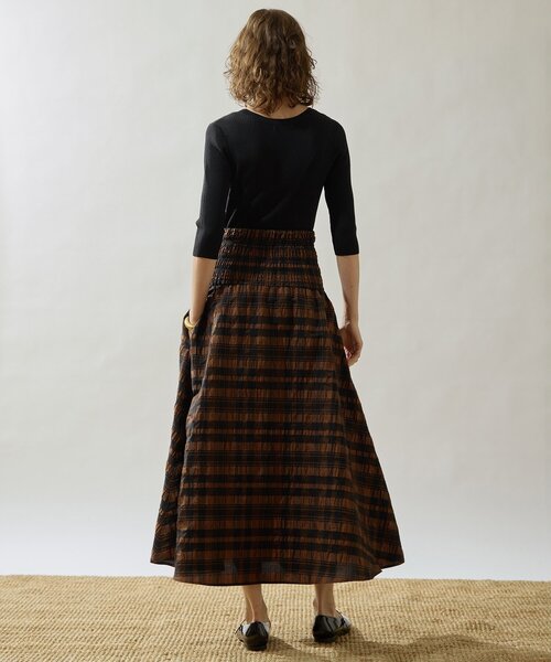 Drawing Numbers(ドローイング ナンバーズ)の「【Drawing Numbers】リブハーフスリーブニット(ニット/セーター・レディース・ブラック/ホワイト/ブラウン・38)」の19枚目の写真