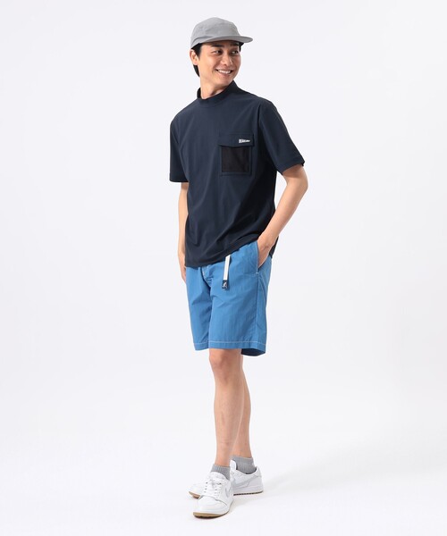 BEAMS GOLF(ビームスゴルフ)の「ORANGE LABEL / フラップポケット モックネックシャツ(UVカット・接触冷感)(Tシャツ/カットソー・メンズ・ブラック/ネイビー/ベージュ・X-LARGE/LARGE/MEDIUM)」の8枚目の写真