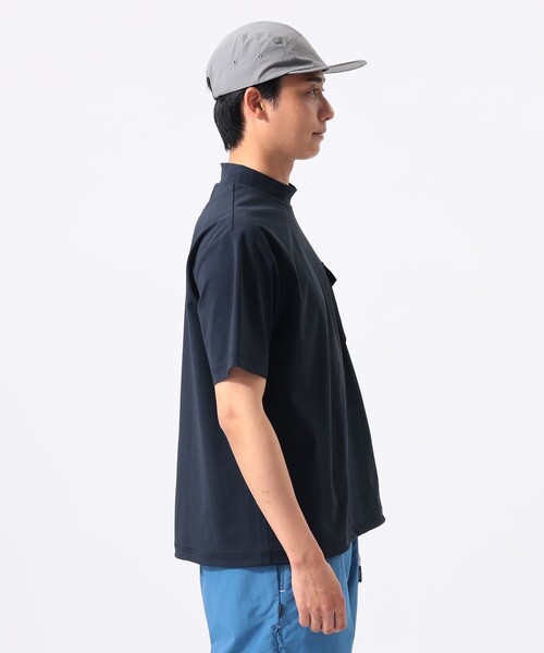 BEAMS GOLF(ビームスゴルフ)の「ORANGE LABEL / フラップポケット モックネックシャツ(UVカット・接触冷感)(Tシャツ/カットソー・メンズ・ブラック/ネイビー/ベージュ・X-LARGE/LARGE/MEDIUM)」の11枚目の写真