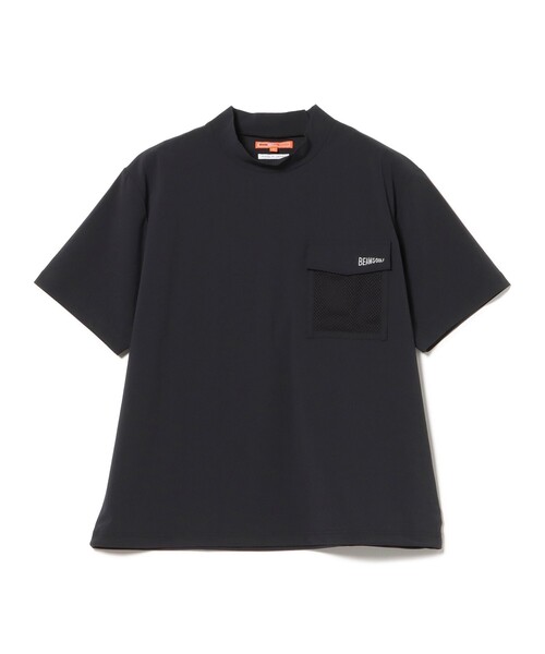 BEAMS GOLF(ビームスゴルフ)の「ORANGE LABEL / フラップポケット モックネックシャツ(UVカット・接触冷感)(Tシャツ/カットソー・メンズ・ブラック/ネイビー/ベージュ・X-LARGE/LARGE/MEDIUM)」の13枚目の写真
