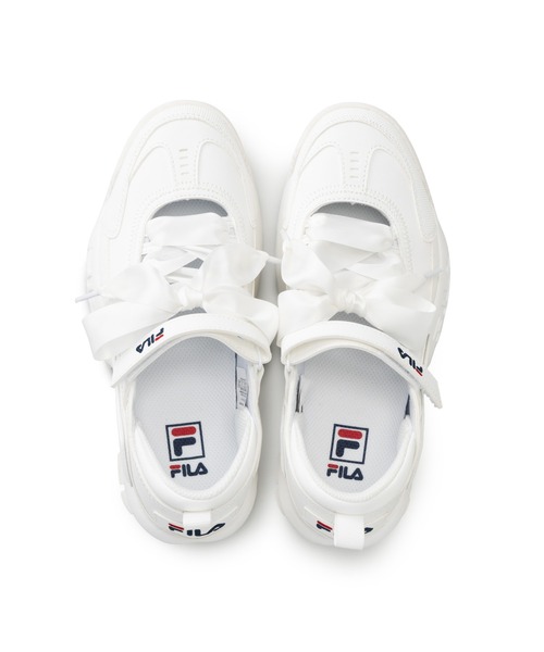 FILA(フィラ)の「DISRUPTOR BALLET / ディスラプターバレエ / 厚底スニーカー(スニーカー・レディース・ホワイト・23.0cm/23.5cm/24.0cm/24.5cm/25.0cm/25.5cm/26.0cm)」の2枚目の写真