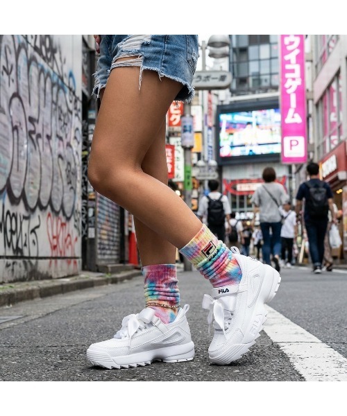 FILA(フィラ)の「DISRUPTOR BALLET / ディスラプターバレエ / 厚底スニーカー(スニーカー・レディース・ホワイト・23.0cm/23.5cm/24.0cm/24.5cm/25.0cm/25.5cm/26.0cm)」の8枚目の写真