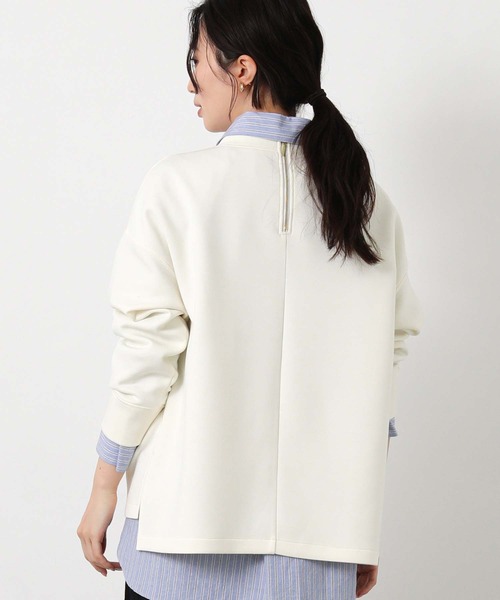 Gready Brilliant（グレディブリリアン）の「ＢＡＳＩＣダンボールカットソー（Tシャツ/カットソー・レディース・アイボリー/チャコールグレー・38）」の9枚目の写真