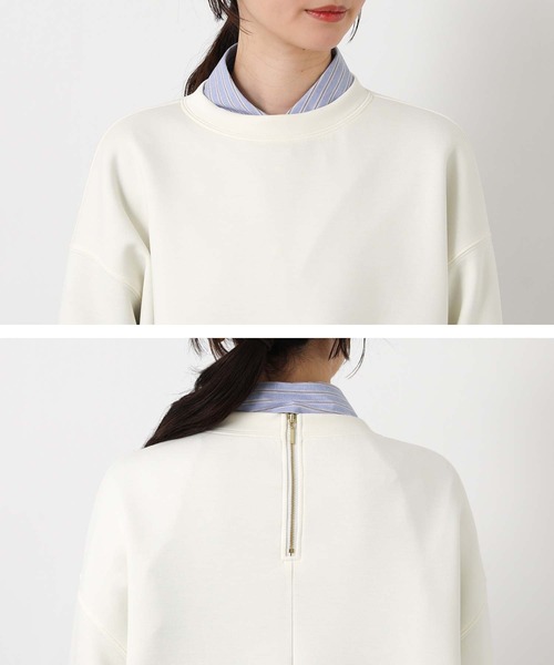 Gready Brilliant（グレディブリリアン）の「ＢＡＳＩＣダンボールカットソー（Tシャツ/カットソー・レディース・アイボリー/チャコールグレー・38）」の21枚目の写真