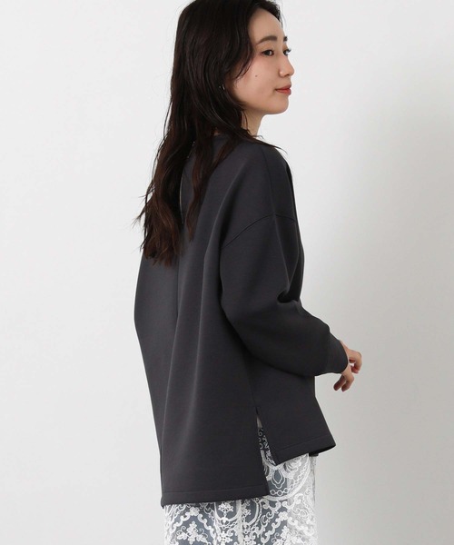 Gready Brilliant（グレディブリリアン）の「ＢＡＳＩＣダンボールカットソー（Tシャツ/カットソー・レディース・アイボリー/チャコールグレー・38）」の16枚目の写真