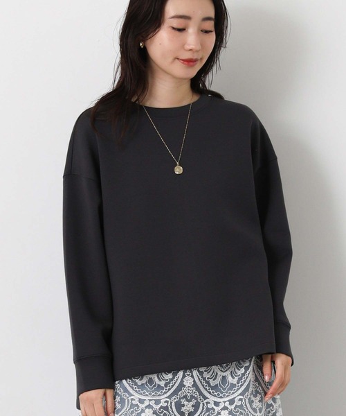 Gready Brilliant（グレディブリリアン）の「ＢＡＳＩＣダンボールカットソー（Tシャツ/カットソー・レディース・アイボリー/チャコールグレー・38）」の18枚目の写真