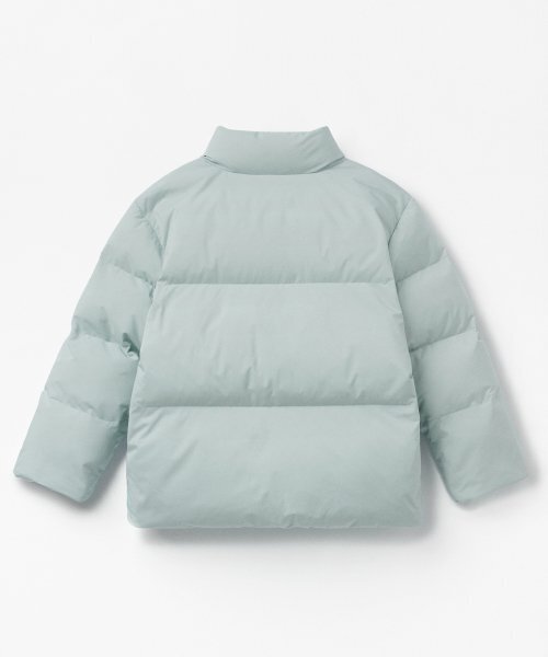 MUSINSA STANDARD KIDS（ムシンサスタンダードキッズ）の「デイリープファーショートダウンジャケット [ペイルミント]（ブルゾン・レディース・その他・100/120/130/140/150/160/110）」の3枚目の写真