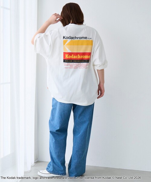 KODAK(コダック)の「【Kodak/コダック】ロゴプリント ショートスリーブTシャツ(Tシャツ/カットソー・メンズ・イエロー/レッド/ホワイト・L/M)」の6枚目の写真