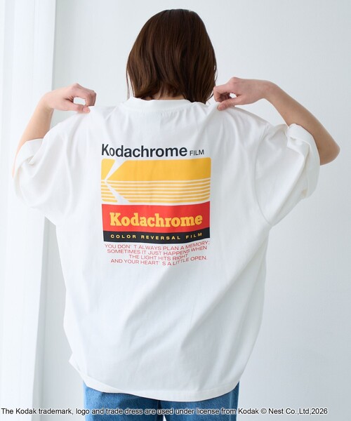 KODAK(コダック)の「【Kodak/コダック】ロゴプリント ショートスリーブTシャツ(Tシャツ/カットソー・メンズ・イエロー/レッド/ホワイト・L/M)」の9枚目の写真