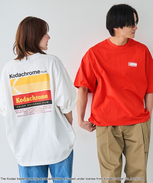 KODAK(コダック)の「【Kodak/コダック】ロゴプリント ショートスリーブTシャツ(Tシャツ/カットソー・メンズ・イエロー/レッド/ホワイト・L/M)」の10枚目の写真