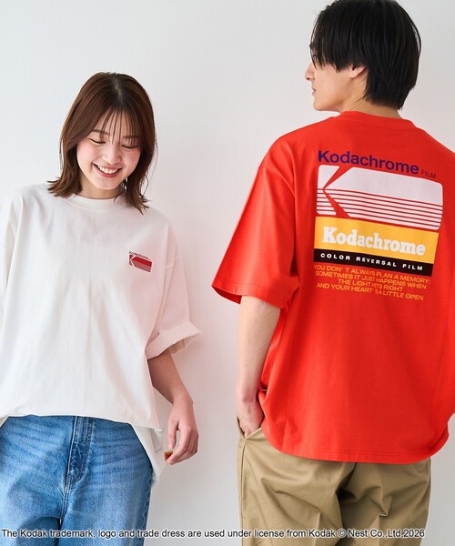 KODAK(コダック)の「【Kodak/コダック】ロゴプリント ショートスリーブTシャツ(Tシャツ/カットソー・メンズ・イエロー/レッド/ホワイト・L/M)」の13枚目の写真