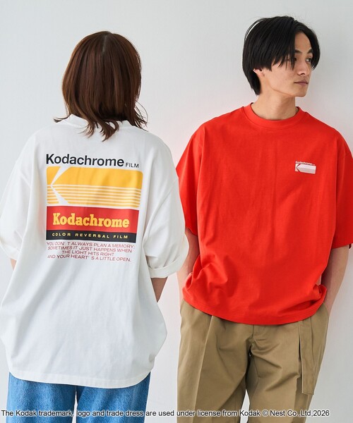 KODAK(コダック)の「【Kodak/コダック】ロゴプリント ショートスリーブTシャツ(Tシャツ/カットソー・メンズ・イエロー/レッド/ホワイト・L/M)」の14枚目の写真