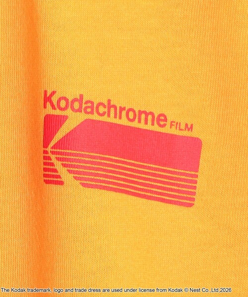 KODAK(コダック)の「【Kodak/コダック】ロゴプリント ショートスリーブTシャツ(Tシャツ/カットソー・メンズ・イエロー/レッド/ホワイト・L/M)」の19枚目の写真