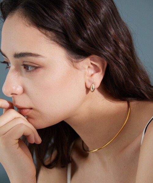 green label relaxing（グリーンレーベルリラクシング）の「スリム チョーカー（チョーカー・レディース・シルバー/ゴールド・FREE）」の3枚目の写真